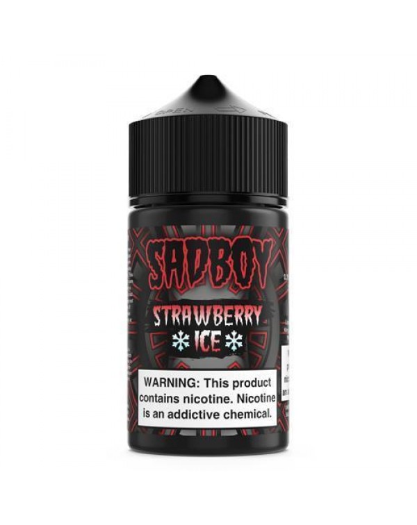 Strawberry Ice by Sadboy E-Liquid 60ml