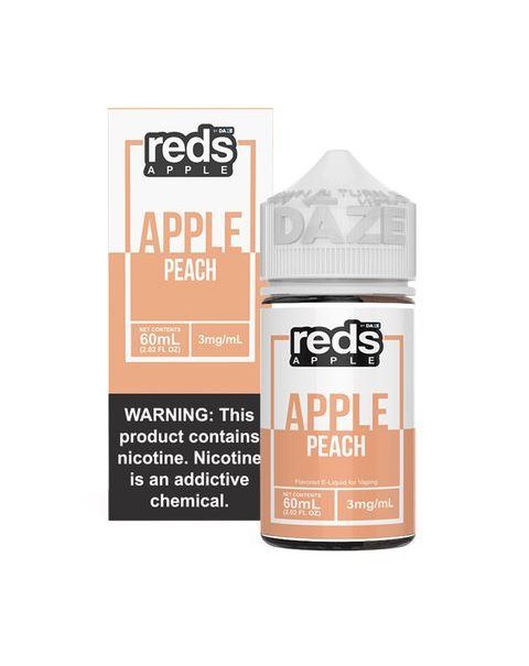 Reds Apple Peach by VAPE 7 DAZE E-Liquid 60ml