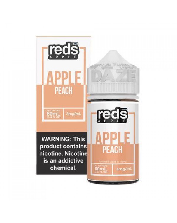 Reds Apple Peach by VAPE 7 DAZE E-Liquid 60ml