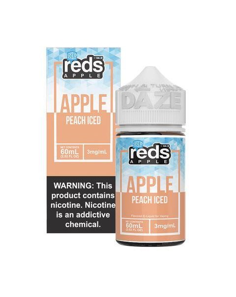 Reds Apple Peach Iced by VAPE 7 DAZE E-Liquid 60ml