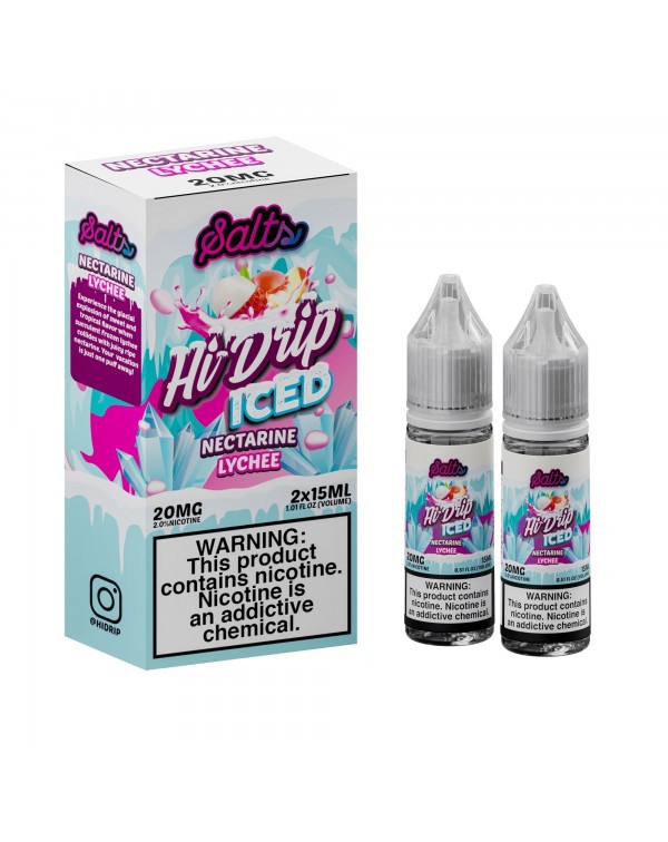 Iced Nectarine Lychee by Hi-Drip Salts 30ml