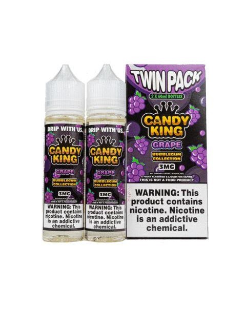 Grape by Candy King Bubblegum 120ml