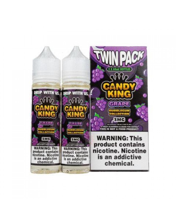 Grape by Candy King Bubblegum 120ml