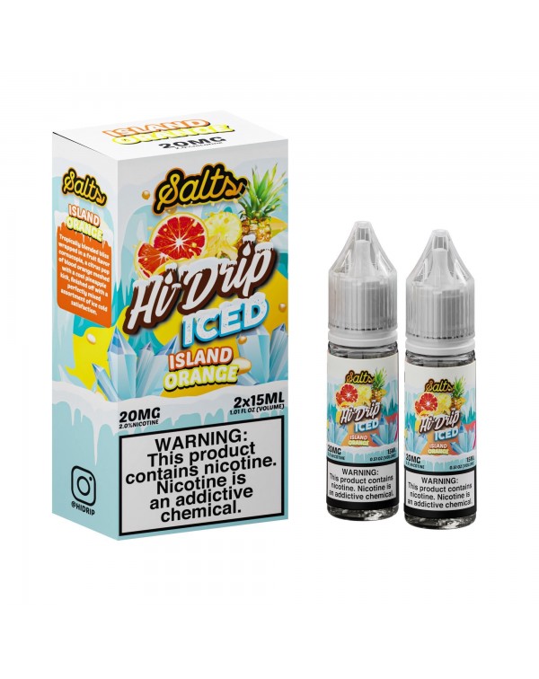 Iced Blood Orange Pineapple by Hi-Drip Salts 30ml