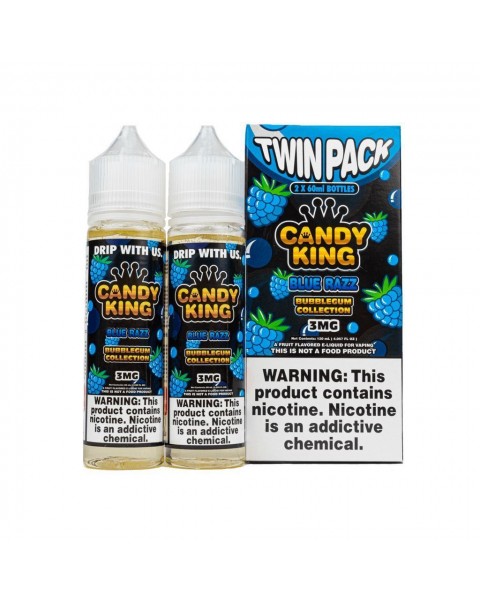 Blue Razz by Candy King Bubblegum 120ml