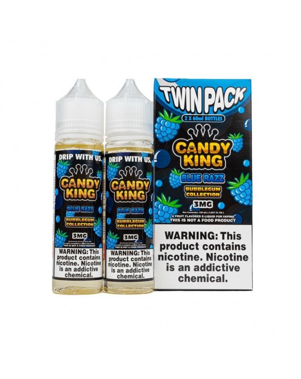 Blue Razz by Candy King Bubblegum 120ml