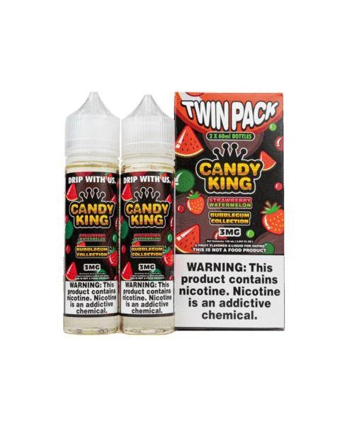 Strawberry Watermelon by Candy King Bubblegum 120ml