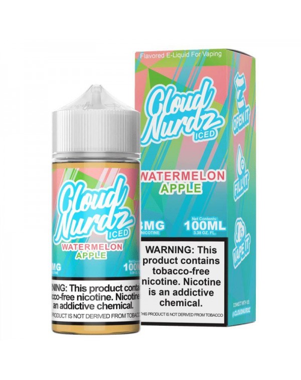 Watermelon Apple Iced by Cloud Nurdz TFN 100ml