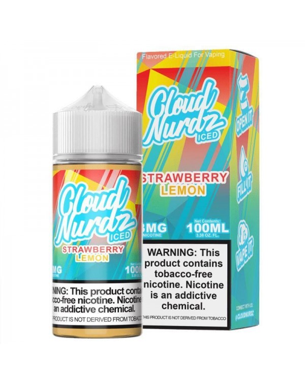 Strawberry Lemon Iced by Cloud Nurdz TFN 100ml