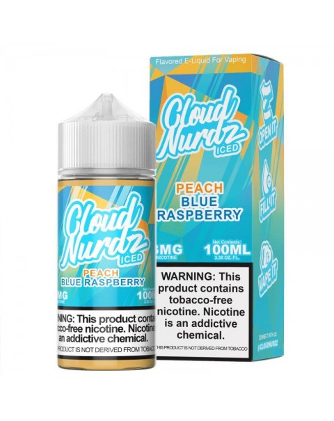 Peach Blue Raspberry Iced by Cloud Nurdz TFN 100ml