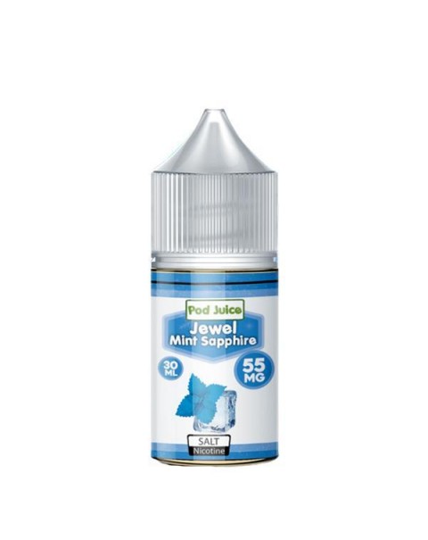 Jewel Mint Sapphire Salt by POD JUICE E-Liquid 30ml