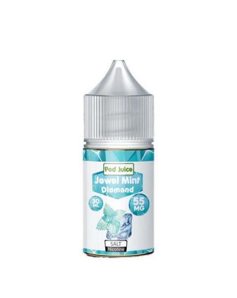 Jewel Mint Diamond (Unsweetened) Salt by POD JUICE E-Liquid 30ml