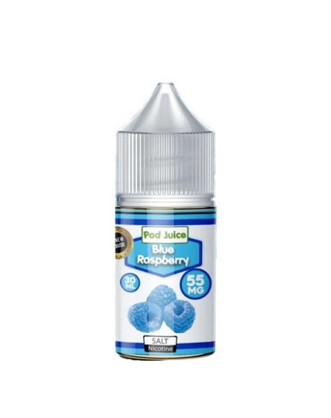 Blue Raspberry Salt by POD JUICE E-Liquid 30ml