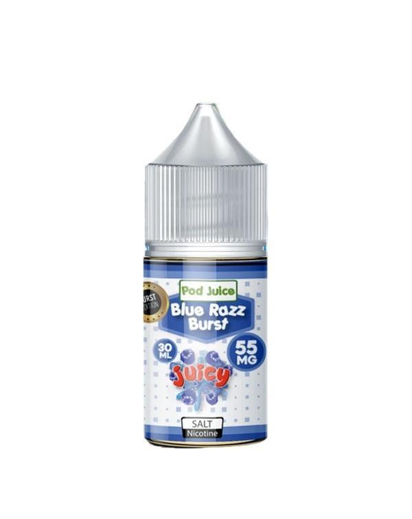 Blue Razz Burst Salt by POD JUICE E-Liquid 30ml