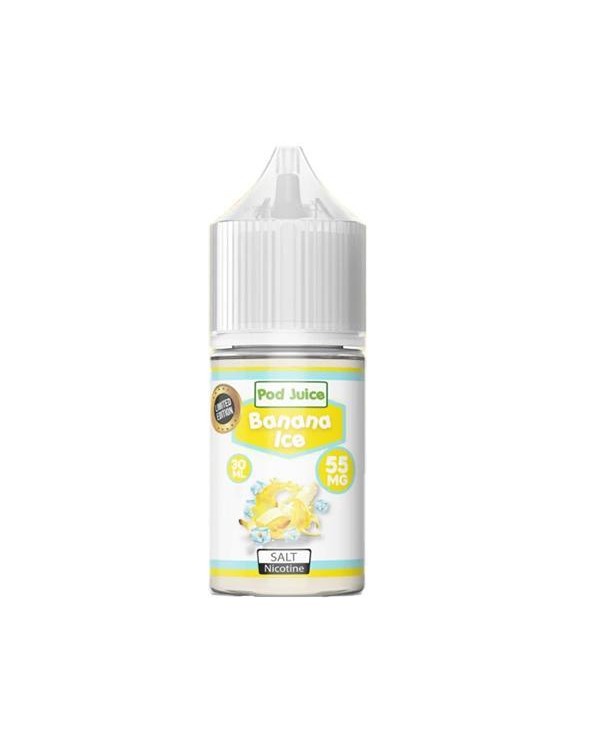 Banana Ice Salt by POD JUICE E-Liquid 30ml