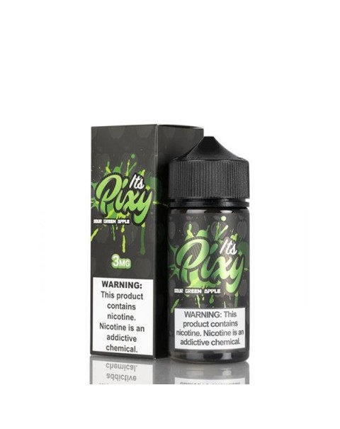 Sour Green Apple by It's Pixy E-Liquid 100ml