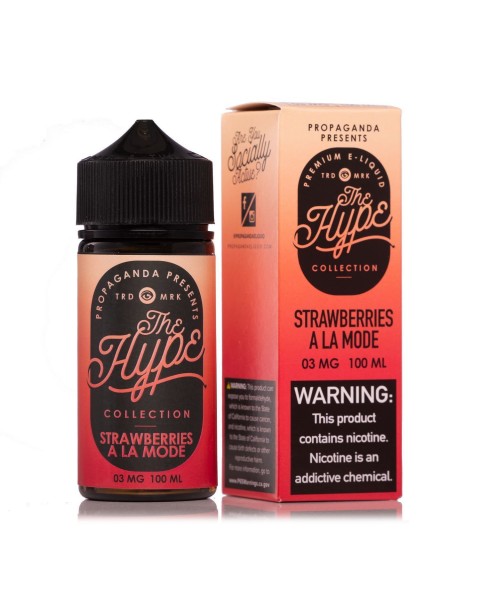 ﻿Strawberry A La Mode by The Hype Collection 100ml