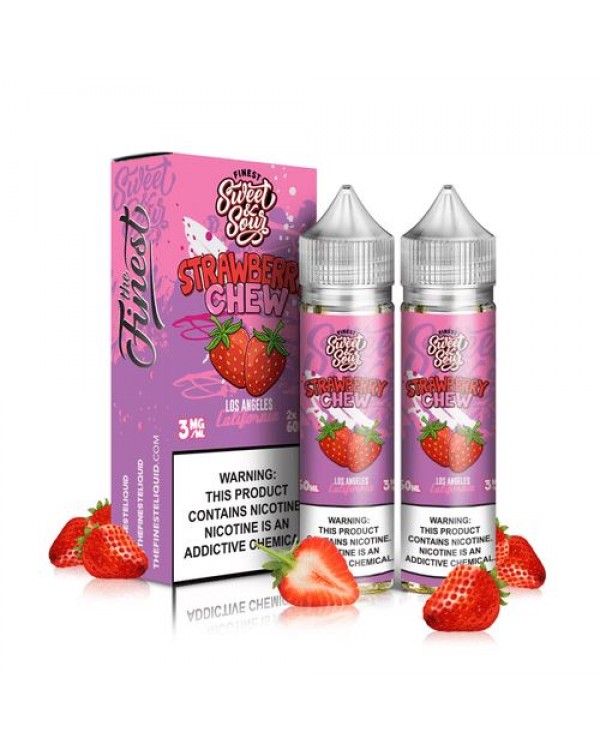 Strawberry Chew by Finest Sweet & Sour 120ML
