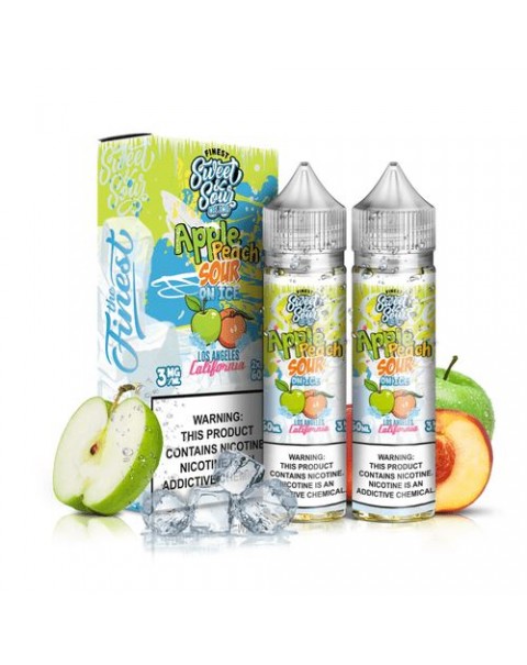 Apple Peach Sour On Ice by Finest Sweet & Sour 120ml