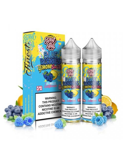 Blue Berries Lemon Swirl by Finest Sweet & Sour 120ML