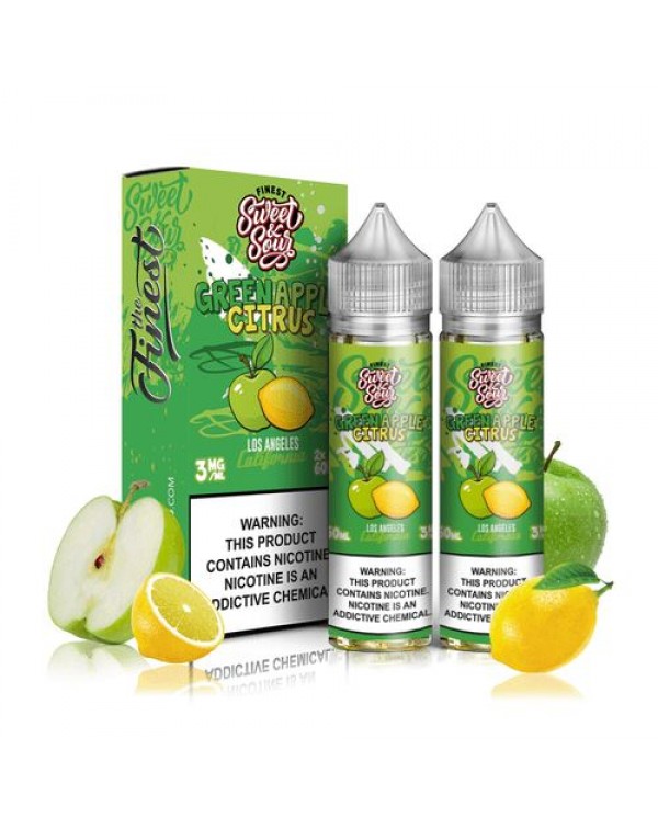 Green Apple Citrus by Finest Sweet & Sour 120m...