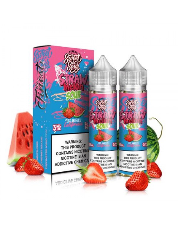 Straw Melon Sour by Finest Sweet & Sour 120ML