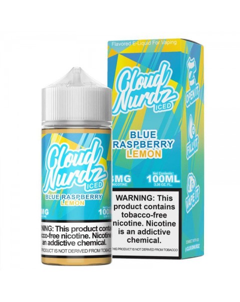 Blue Raspberry Lemon Iced by Cloud Nurdz TFN 100ml