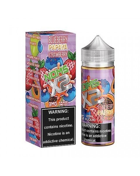 Blueberry Papaya Strawberry by NOMS X2 120ml