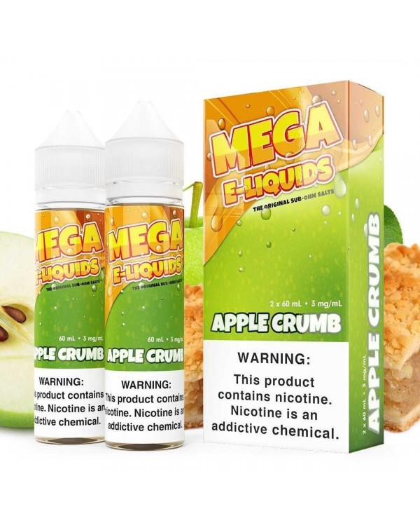 Apple Crumb by MEGA SUB OHM SALT SERIES 2X 60ML