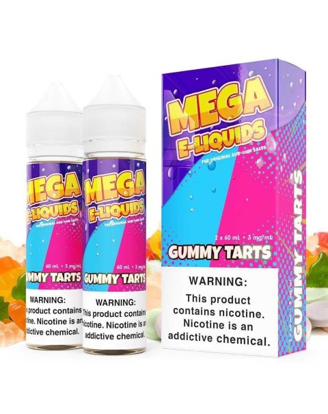 Gummy Tarts by MEGA SUB OHM SALT SERIES 2X 60ML