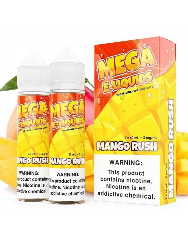 Mango Rush by MEGA SUB OHM SALT SERIES 2X 60ml