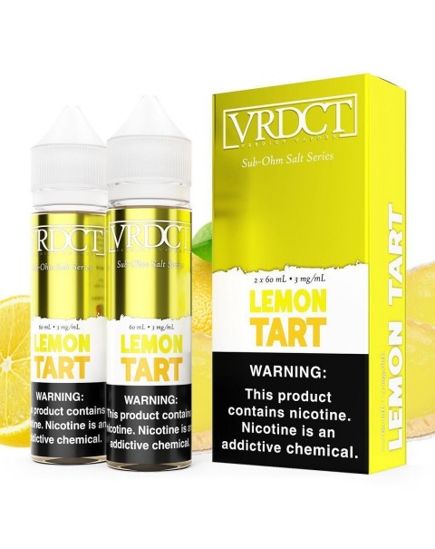 Lemon Tart by VERDICT SUB OHM SALT SERIES E-Liquid 2X 60ml