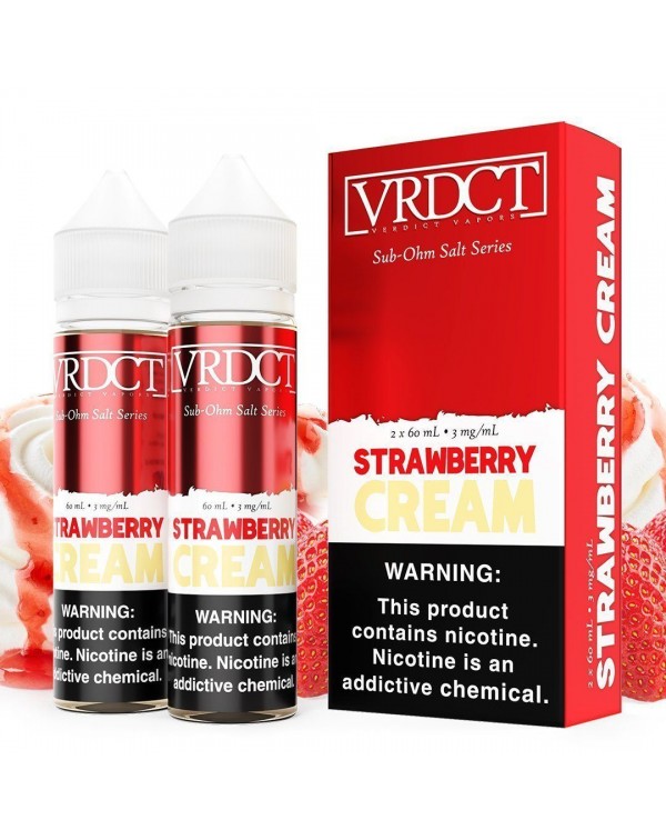 Strawberry Cream by VERDICT SUB OHM SALT SERIES E-...
