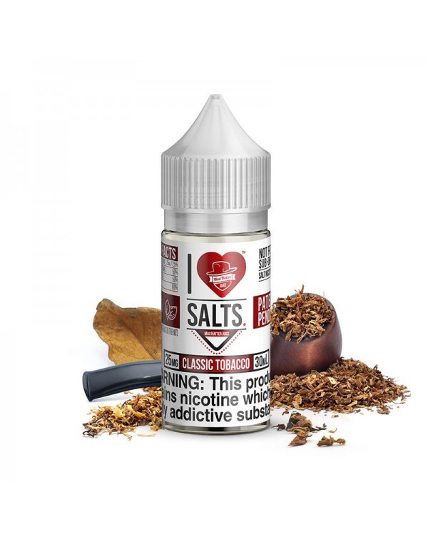 Classic Tobacco Salt by Mad Hatter EJuice 30ml