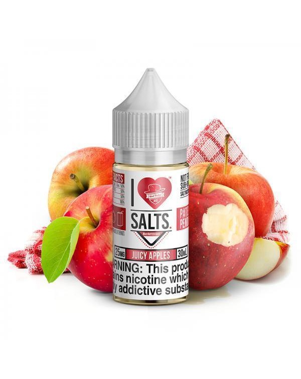 Juicy Apples Salt by Mad Hatter EJuice 30ml