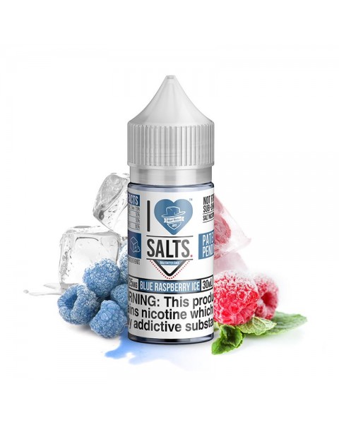 Blue Raspberry Ice Salt by Mad Hatter EJuice 30ml