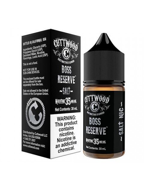 Boss Reserve by Cuttwood Salt 30ml