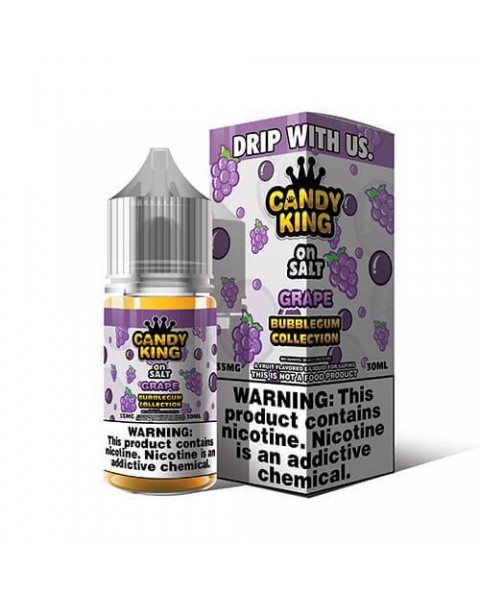 Grape by Candy King Bubblegum On Salt 30ml