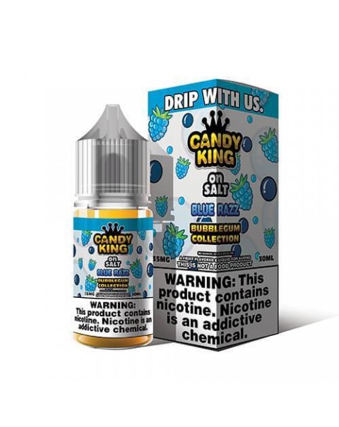 Blue Razz by Candy King Bubblegum On Salt 30ml