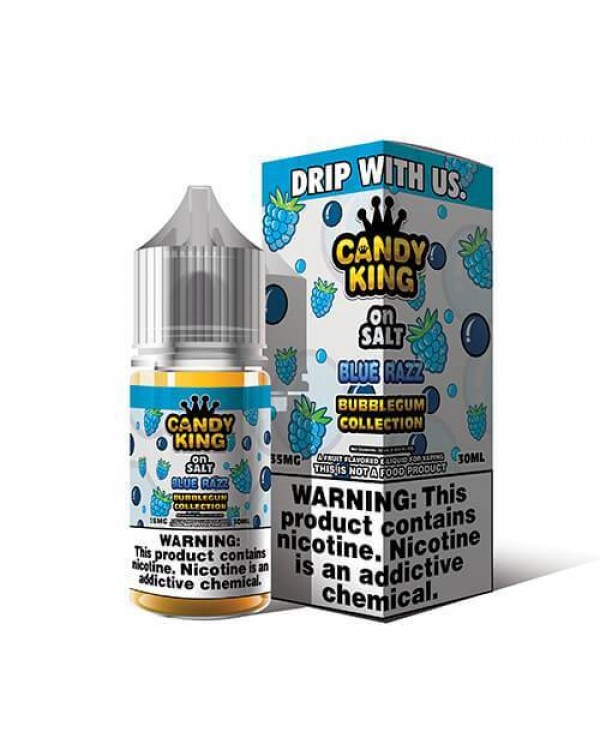 Blue Razz by Candy King Bubblegum On Salt 30ml