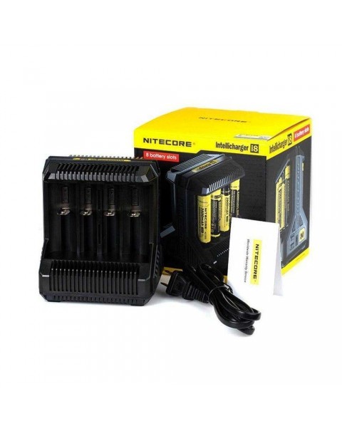 Nitecore I8 Charger - 8 Bay IMR Li-ion Battery Charger