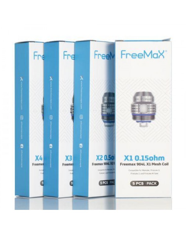 FreeMaX Maxluke 904L X Replacement Coils (5-Pack)