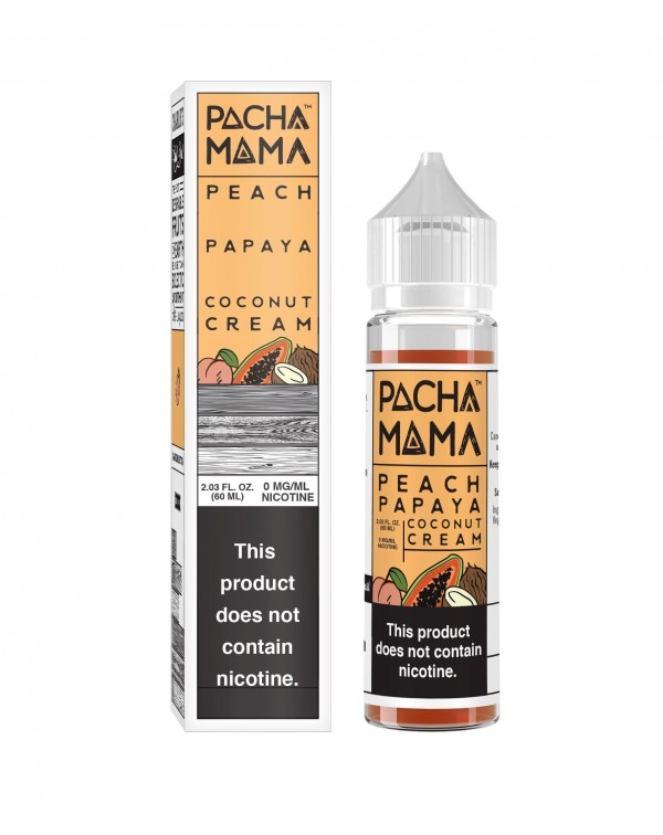 Peach Papaya Coconut Cream by Pachamama EJuice 60m...