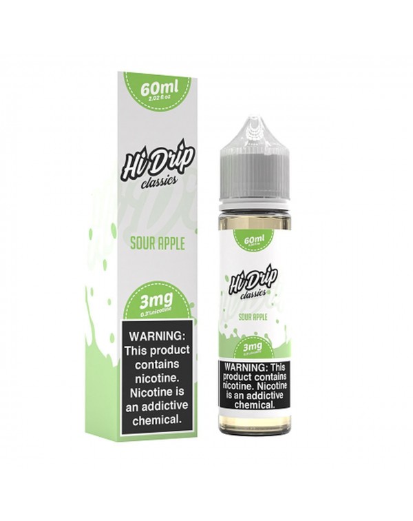 Sour Apple by Hi-Drip Classics E-Liquid 60ML