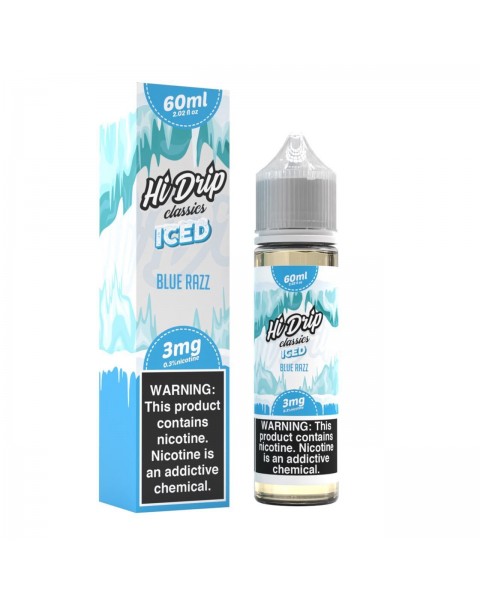 Blue Razz Iced by Hi-Drip Classics E-Liquid 60ML