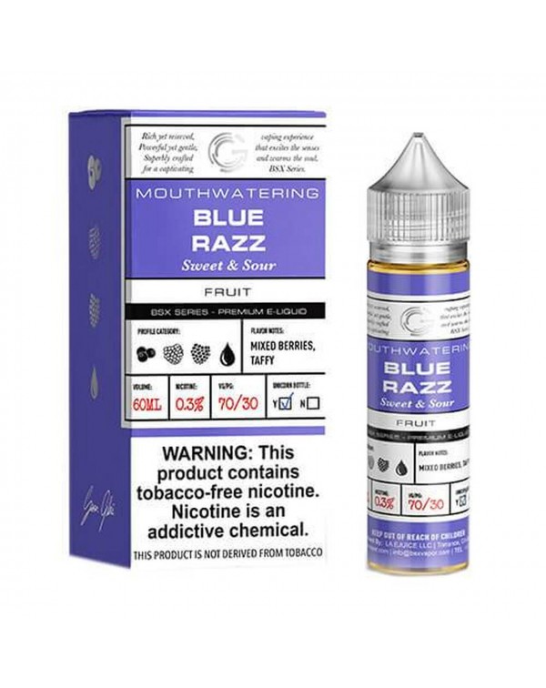 Blue Razz by Glas Basix Series 60ml