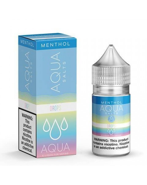 Drops Menthol by Aqua Synthetic Nicotine Salts 30ML