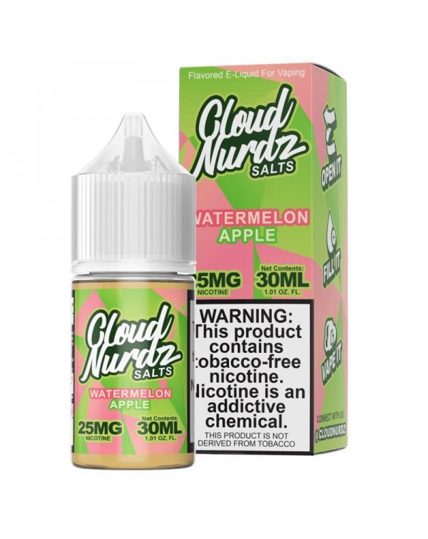 Watermelon Apple by Cloud Nurdz TFN Salt 30ml