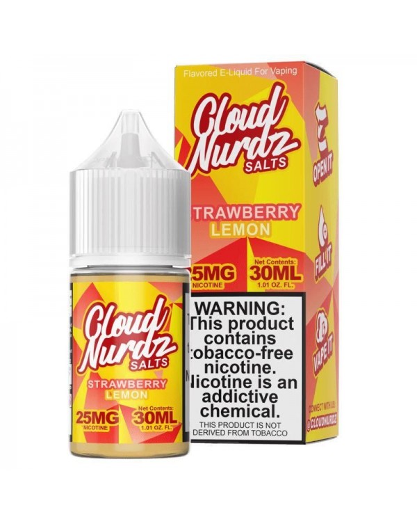 Strawberry Lemon by Cloud Nurdz TFN Salt 30ml