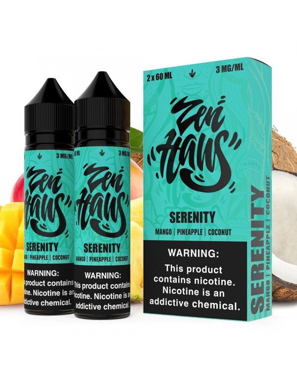 Serenity by ZEN HAUS E-Liquid 2X 60ml